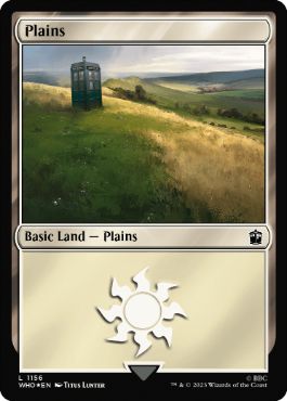 【ENG】【Foil】■サージ■《平地/Plains》(1156)[WHO]