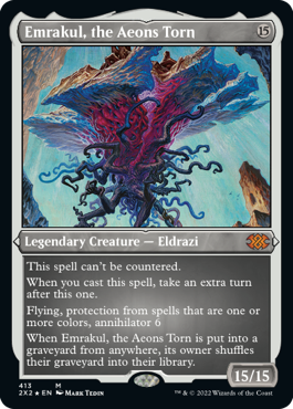 【ENG】【Foil】■エッチング■《引き裂かれし永劫、エムラクール/Emrakul, the Aeons Torn》[2X2]