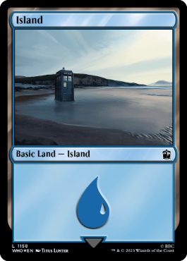 【ENG】【Foil】■サージ■《島/Island》(1158)[WHO]
