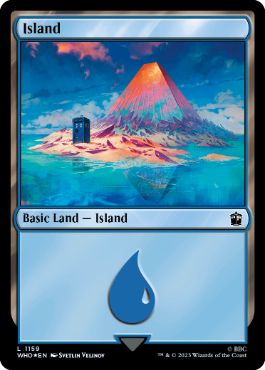 【ENG】【Foil】■サージ■《島/Island》(1159)[WHO]