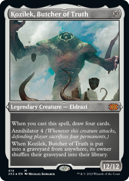 【ENG】【Foil】■エッチング■《真実の解体者、コジレック/Kozilek, Butcher of Truth》[2X2]