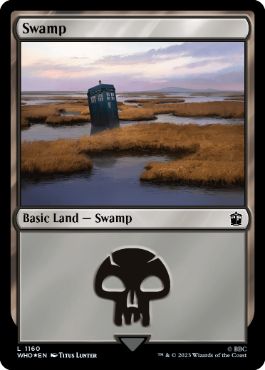 【ENG】【Foil】■サージ■《沼/Swamp》(1160)[WHO]