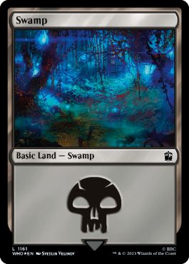 【ENG】【Foil】■サージ■《沼/Swamp》(1161)[WHO]