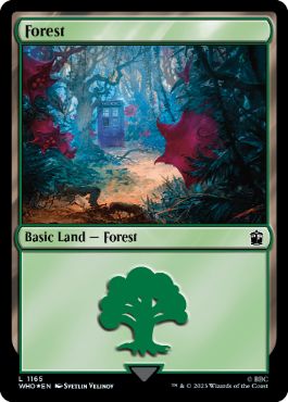 【ENG】【Foil】■サージ■《森/Forest》(1165)[WHO]