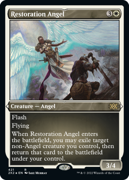 【ENG】【Foil】■エッチング■《修復の天使/Restoration Angel》[2X2]