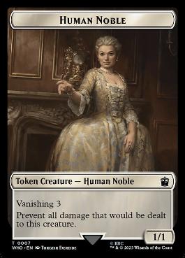 【ENG】【Foil】■サージ■《人間・貴族トークン/Human Noble Token》[WHO]
