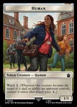 【ENG】【Foil】■サージ■《人間トークン/Human token》(038)[WHO]