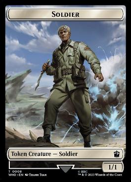 【ENG】【Foil】■サージ■《兵士トークン/Soldier Token》[WHO]