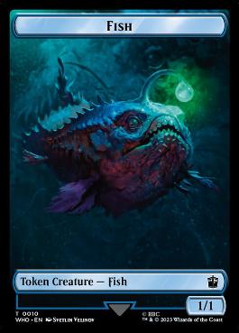 【ENG】【Foil】■サージ■《魚トークン/Fish Token》[WHO]