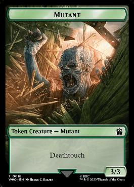 【ENG】【Foil】■サージ■《ミュータントトークン/Mutant Token》[WHO]