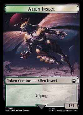 【ENG】【Foil】■サージ■《エイリアン・昆虫トークン/Alien Insect Token》[WHO]