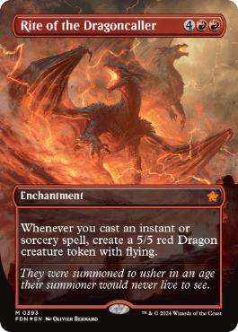 【ENG】【Foil】■マナ■《ドラゴン呼びの儀式/Rite of the Dragoncaller》[FDN]