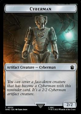 【ENG】【Foil】■サージ■《サイバーマントークン/Cyberman Token》[WHO]