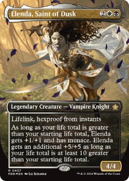 【ENG】【Foil】■マナ■《薄暮の聖人、エレンダ/Elenda, Saint of Dusk》[FDN]