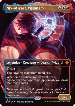【ENG】【Foil】■マナ■《先見者、ニヴ＝ミゼット/Niv-Mizzet, Visionary》[FDN]