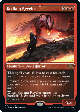 【ENG】【Foil】■エッチング■《騒乱の歓楽者/Bedlam Reveler》[2X2]