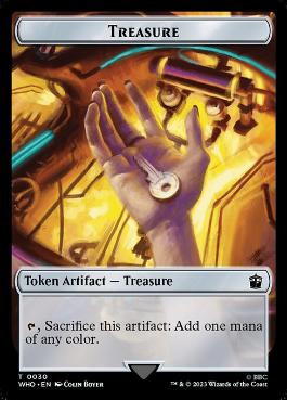 【ENG】【Foil】■サージ■《宝物トークン/Treasure token》(062)[WHO]