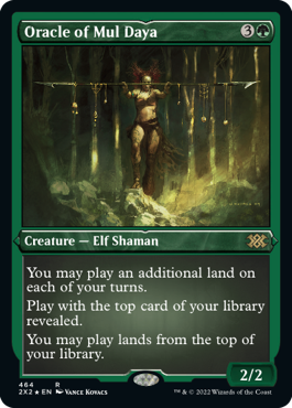 【ENG】【Foil】■エッチング■《ムル・ダヤの巫女/Oracle of Mul Daya》[2X2]