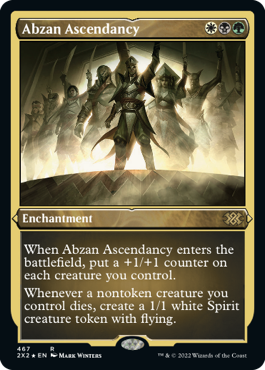 【ENG】【Foil】■エッチング■《アブザンの隆盛/Abzan Ascendancy》[2X2]