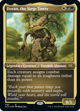 【ENG】【Foil】■エッチング■《包囲の塔、ドラン/Doran, the Siege Tower》[2X2]