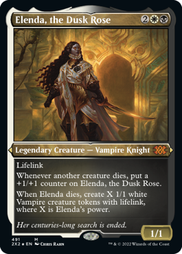 【ENG】【Foil】■エッチング■《薄暮薔薇、エレンダ/Elenda, the Dusk Rose》[2X2]