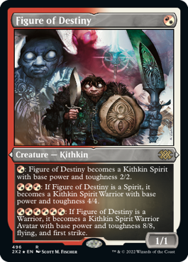 【ENG】【Foil】■エッチング■《運命の大立者/Figure of Destiny》[2X2]