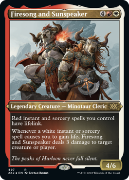 【ENG】【Foil】■エッチング■《ファイアソングとサンスピーカー/Firesong and Sunspeaker》[2X2]