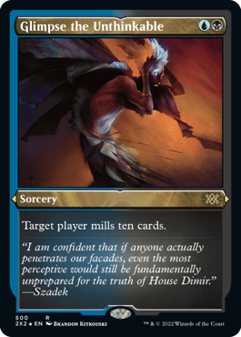 【ENG】【Foil】■エッチング■《不可思の一瞥/Glimpse the Unthinkable》[2X2]