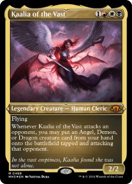 【ENG】【Foil】■エッチング■《巨大なるカーリア/Kaalia of the Vast》[MH3]