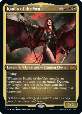 【ENG】【Foil】■エッチング■《巨大なるカーリア/Kaalia of the Vast》[2X2]