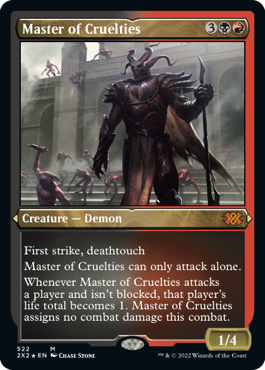 【ENG】【Foil】■エッチング■《残虐の達人/Master of Cruelties》[2X2]