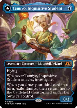 【ENG】【Foil】■テクスチャー■《知りたがりの学徒、タミヨウ/Tamiyo, Inquisitive Student》[MH3]