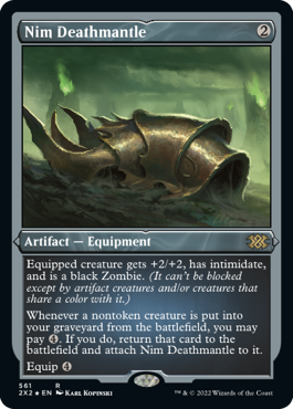 【ENG】【Foil】■エッチング■《屍賊の死のマント/Nim Deathmantle》[2X2]