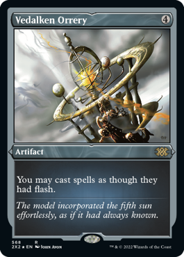 【ENG】【Foil】■エッチング■《ヴィダルケンの宇宙儀/Vedalken Orrery》[2X2]