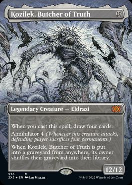 【ENG】【Foil】■テクスチャー■《真実の解体者、コジレック/Kozilek, Butcher of Truth》[2X2]