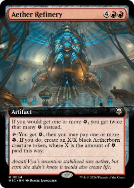 【ENG】【Foil】■拡張アートリップル■《霊気の精錬所/Aether Refinery》[M3C]