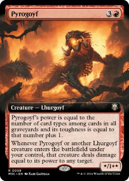 【ENG】【Foil】■拡張アートリップル■《パイロゴイフ/Pyrogoyf》[M3C]