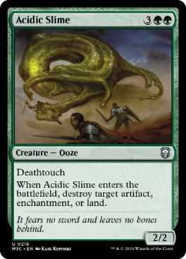 【ENG】【Foil】■リップル■《酸のスライム/Acidic Slime》[M3C]