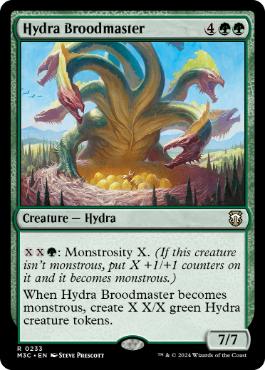 【ENG】【Foil】■リップル■《ハイドラの繁殖主/Hydra Broodmaster》[M3C]