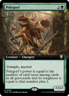 【ENG】【Foil】■拡張アートリップル■《ポリゴイフ/Polygoyf》[M3C]