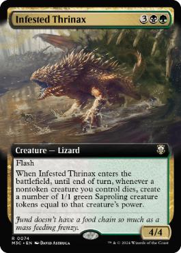 【ENG】【Foil】■拡張アートリップル■《蔓延るトリナクス/Infested Thrinax》[M3C]