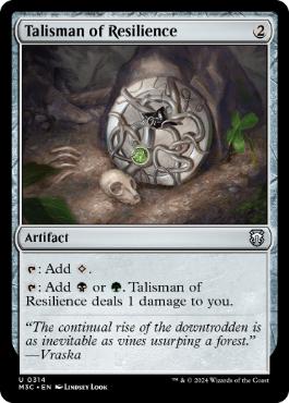 【ENG】【Foil】■リップル■《反発のタリスマン/Talisman of Resilience》[M3C]