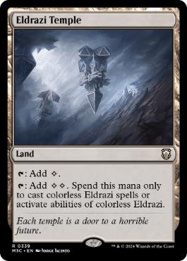 【ENG】【Foil】■リップル■《エルドラージの寺院/Eldrazi Temple》[M3C]