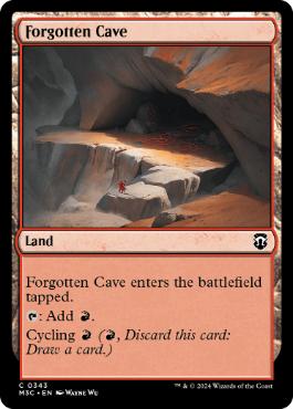 【ENG】【Foil】■リップル■《忘れられた洞窟/Forgotten Cave》[M3C]