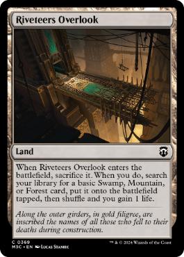 【ENG】【Foil】■リップル■《土建組一家の監督所/Riveteers Overlook》[M3C]