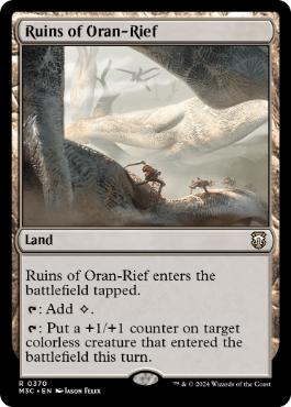 【ENG】【Foil】■リップル■《オラン＝リーフの廃墟/Ruins of Oran-Rief》[M3C]