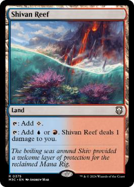 【ENG】【Foil】■リップル■《シヴの浅瀬/Shivan Reef》[M3C]