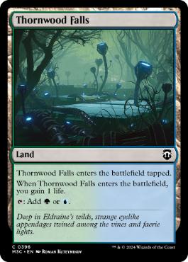 【ENG】【Foil】■リップル■《茨森の滝/Thornwood Falls》[M3C]