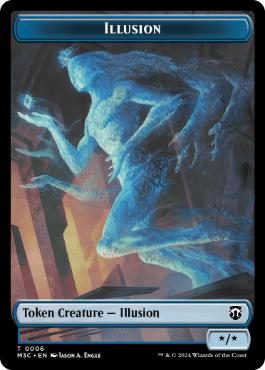 【ENG】【Foil】■リップル■《イリュージョン+霊基装置トークン/Illusion+Servo Token》[M3C]