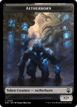 【ENG】【Foil】■リップル■《霊基体+飛行機械トークン/Aetherborn+Thopter Token》[M3C]
